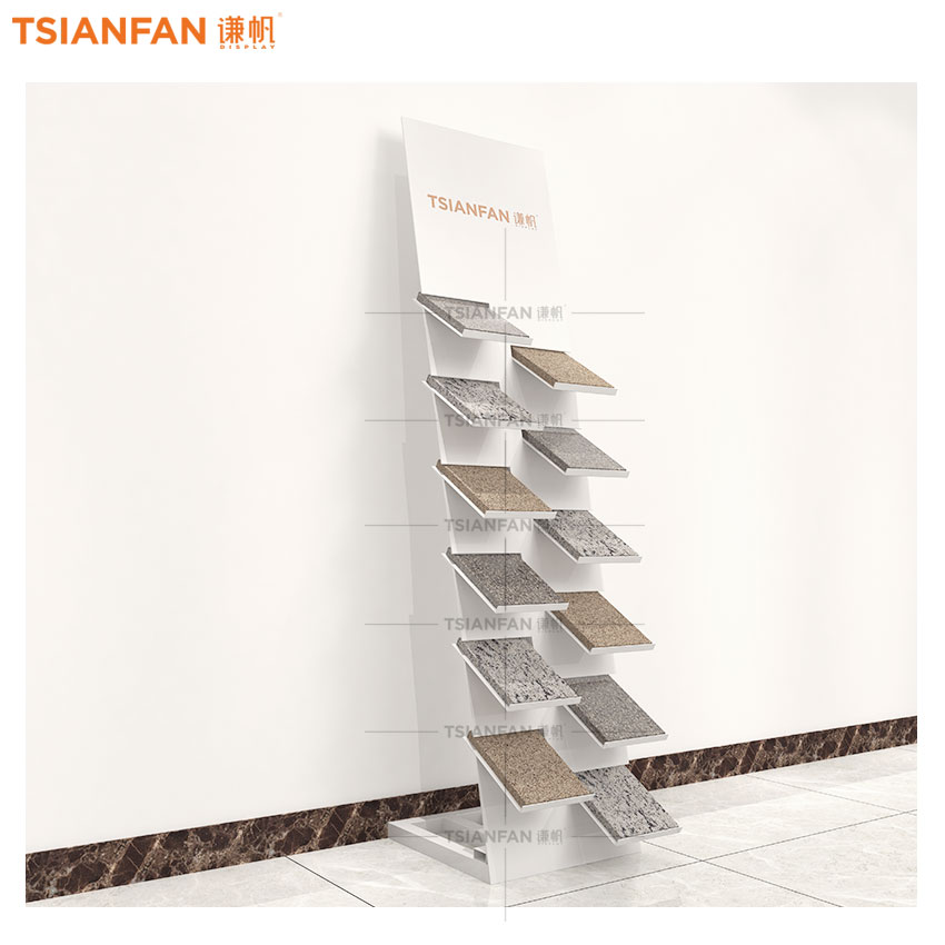 Tile Ceramic Granite Quartz Marble stone sample Floor Standing rack Ceramic Tower Rack - Image 3