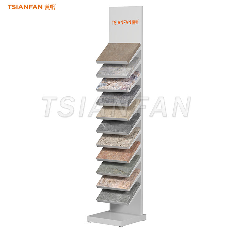 tile display rack custom design stone stands for showroom-SW346 - Image 3