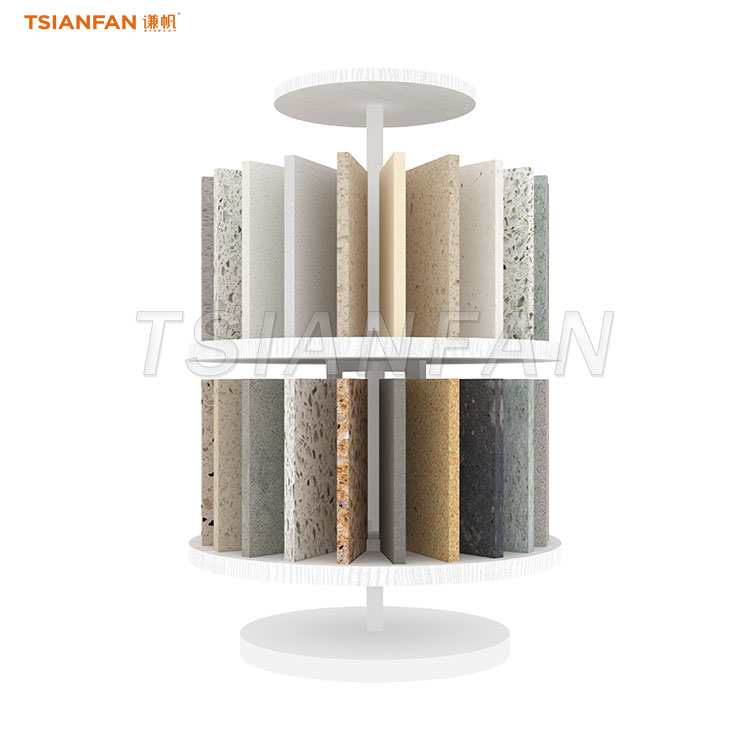 Ceramic and porcelain tile display racks