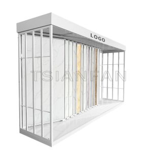 Tile Floor Marble Slab Push Pull Display Stand Factory Showroom Inclined Quartz Stone