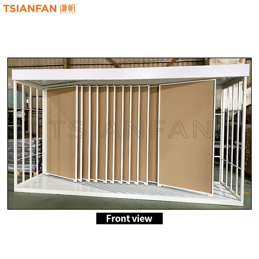 Tile Floor Marble Slab Push Pull Display Stand Factory Showroom Inclined Quartz Stone - Image 4