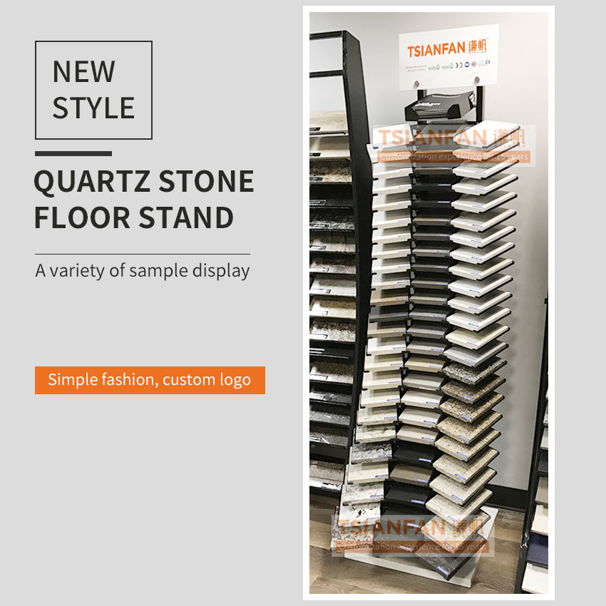 Waterfall tile display Tile Mosaic Granite Marble sample floor display rack - Image 2