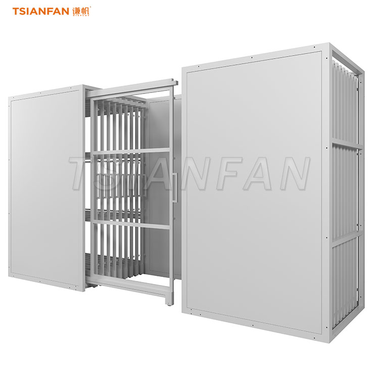 tile push pull display racks floor tile display stand-CT2157 - Image 2