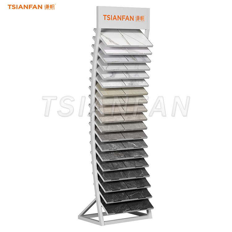 tile showroom display stands marble display stand-SRL041