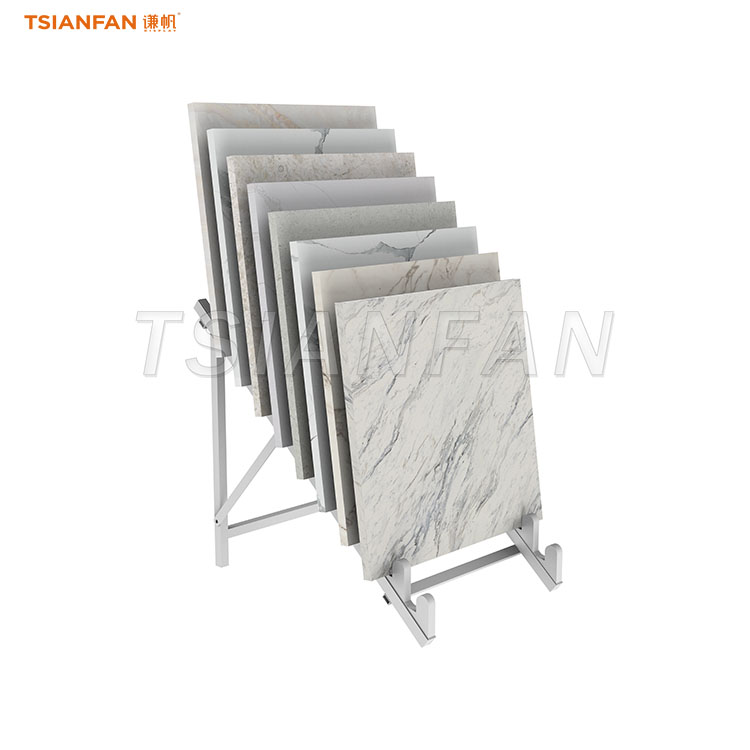 tiles display stand modern tile showroom design-CE089