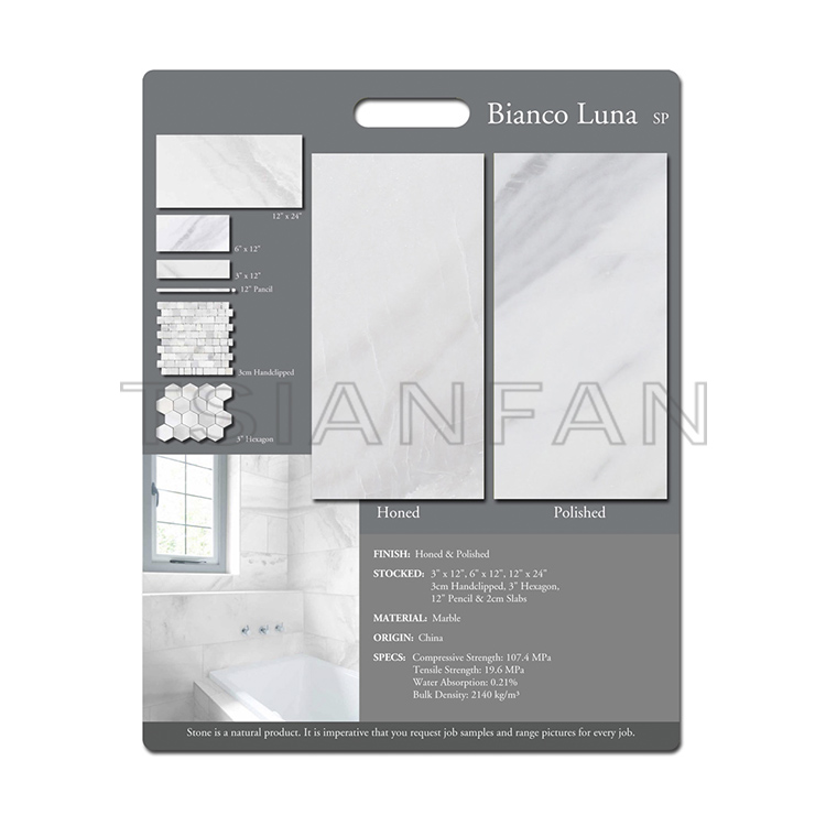 Top quality Mdf board marble tile creamic stone sample display board PF005-67