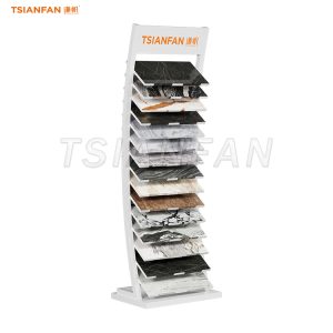 Triangular three-dimensional granite floor stand -SRL029