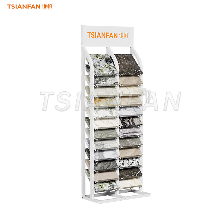Two-rows granite stone floor stand-SRL052