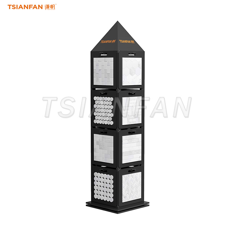 Unique mosaic tile four-sided shelf-SW122 - Image 2