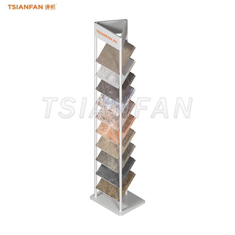 vertical granite stone display rack tiles display stand-SW326 - Image 3
