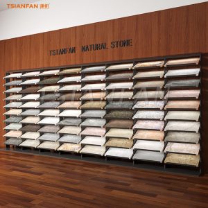 wall-mounted stone sample rail for kitchen showrooms-SG010