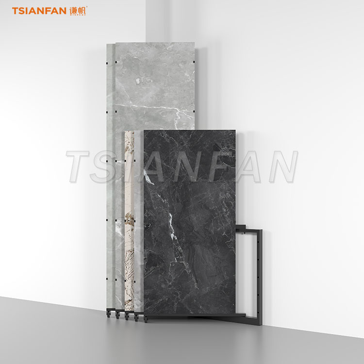 wall porcelain tiles display rack vertical display stand-SG031 - Image 2