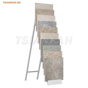 waterfall sample stone displays stone product display rack-SG1022
