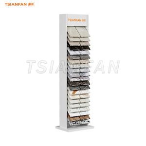 waterfall stone display stand high capacity marble stone display stand for showroom-SRL128