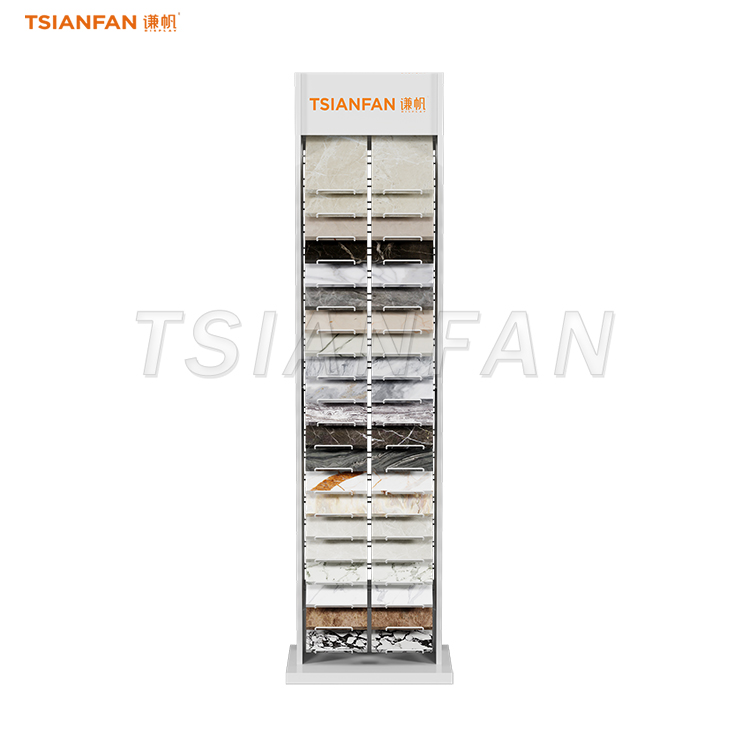waterfall stone display stand high capacity marble stone display stand for showroom-SRL128 - Image 3