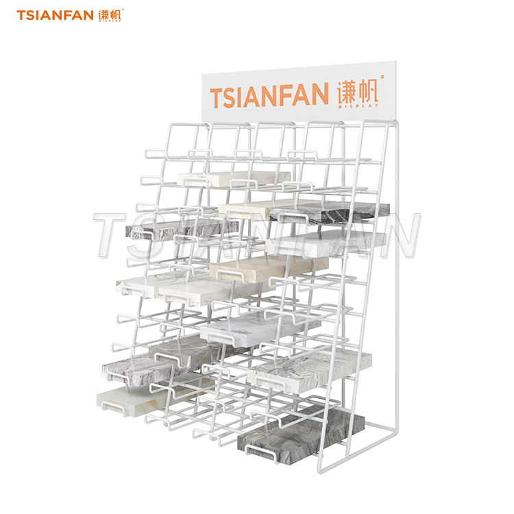 White shelf engineered stone display plan-SRT010 - Image 3