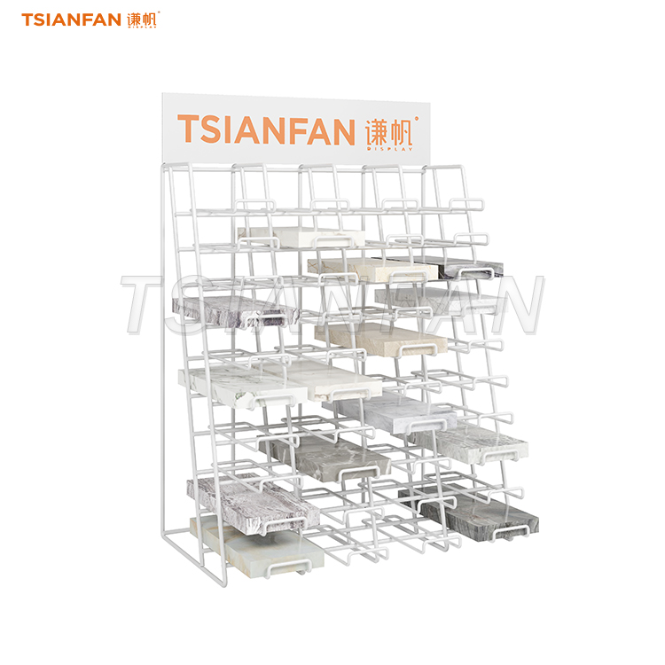 White shelf engineered stone display plan-SRT010 - Image 2