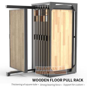 Wholesale Customize Wooden floor slab push pull display metal cabinet