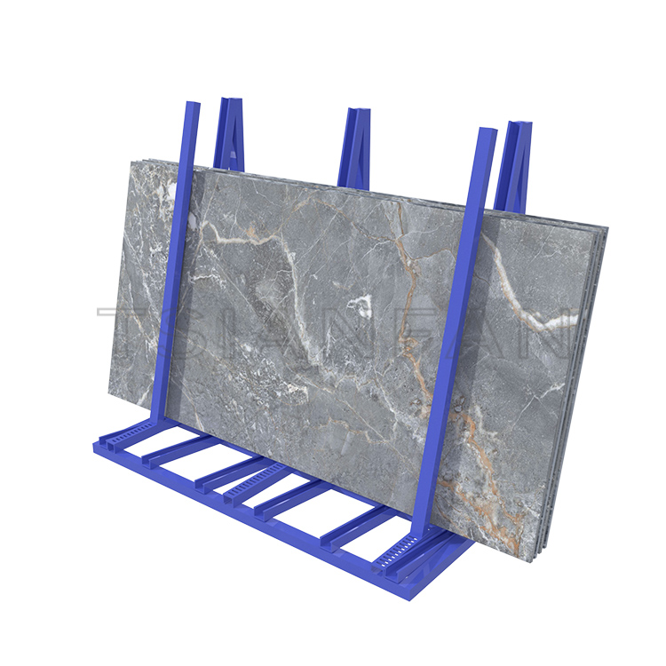 Wholesale Custom metal frame tile marble large slab display Metal rack- SD050