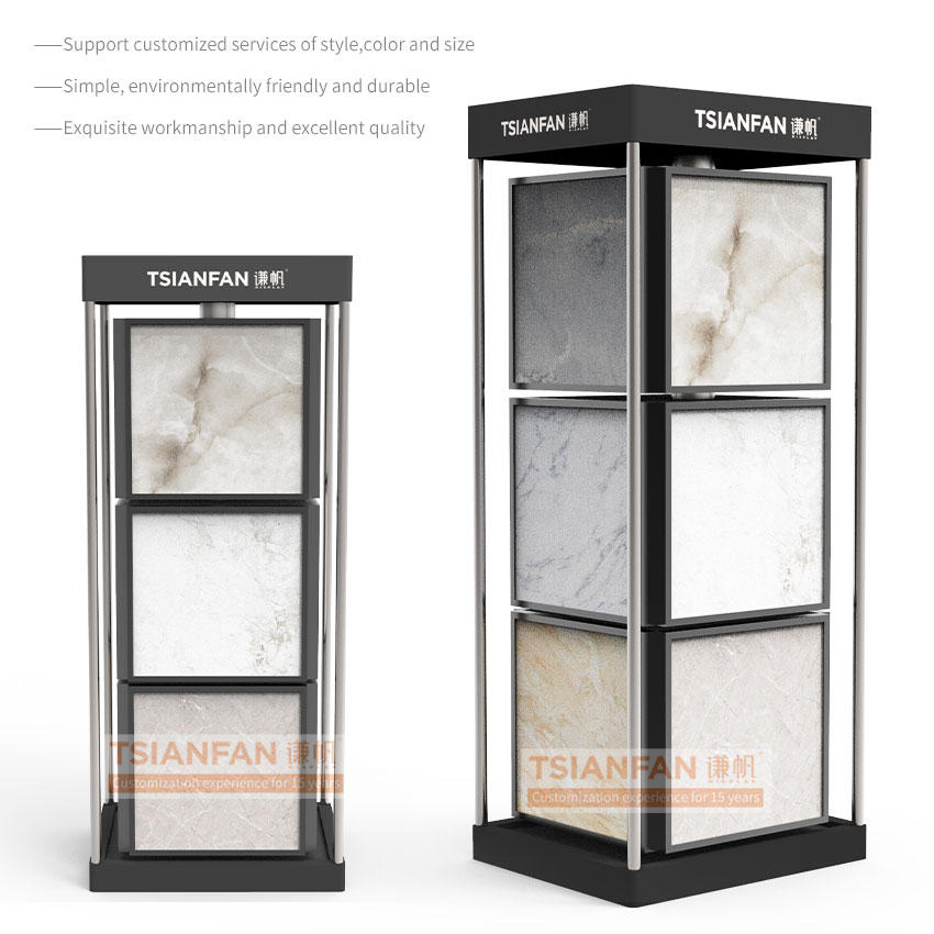 Wholesale rotatable display for quartz stone sample display cabinet display equipment-SG1012