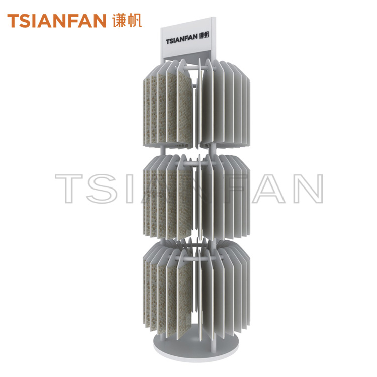 wholesale rotating mosaic metal display stand mz2065