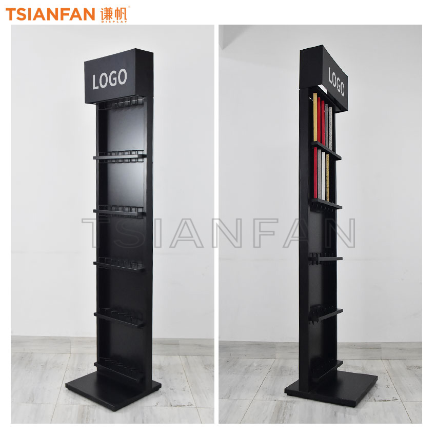 Wholesale Tile Quartz Ceramic Stone Metal Display Floor Standing LD016-5 - Image 2