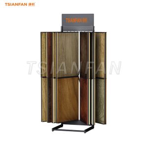 wood flooring flip frame timber display stand