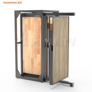 wood flooring push pull display racks manufacturer-WT4004