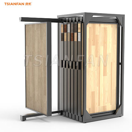wood flooring push pull display racks manufacturer-WT4004 - Image 2