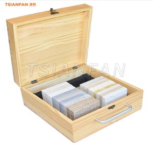 Wooden box business stone suitcase-PM020