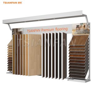 wooden floor combined display stand tile sample display rack-WZ911