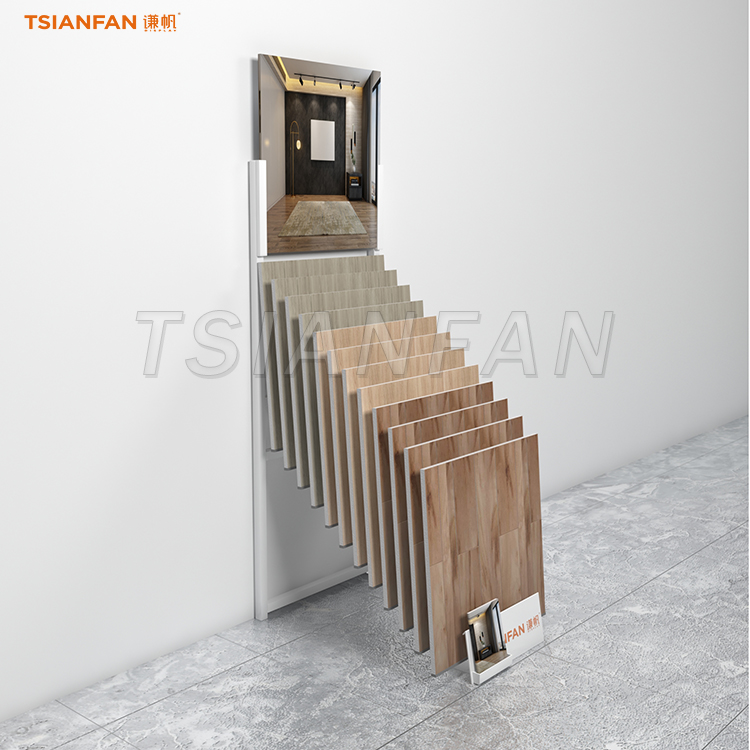 Wooden floor waterfall backrest frame-CT2131 - Image 2